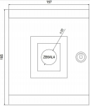 Pce Fire Box Surface Ip44 koos h&auml;irenupuga punane