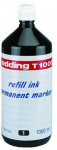 Edding T1000 tint markerite t&auml;itmiseks, must, 1000ml