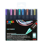 Posca Pc5m markerid, metall, 8 tk.