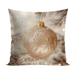 Dekoratiivne padjakate 40x40 cm, velvetist, kuldpall, beež