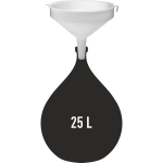 Suur plastikust lehter 30 cm koduveini ja &otilde;lle tootmiseks