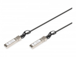 Digitus 10gbps Twinax Sfp+ kaabel, 0,5 m, must