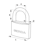 Gerda Brass Line Kmz S3010a tabaluku lukk