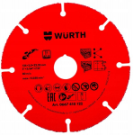 Wurth karbiidist l&otilde;ikeketas 125mm, 2,0mm, 22,23mm