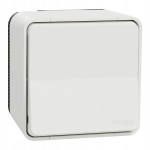 Schneider Electric Mureva nupp, valge, Ip55