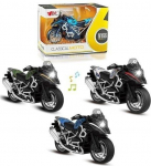 Heli ja valgusega h&otilde;&otilde;rdmootorratas, 14 cm