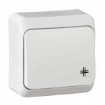 Ristl&uuml;liti Prima valge, 10a, 250v Ac, pindkinnitus