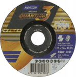 Lihvketas Norton Quantum3 125x7x22,2 mm roostevaba terase jaoks