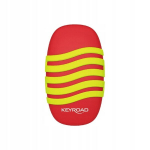 Keyroad Wave kustutuskumm, punane, 6 cm
