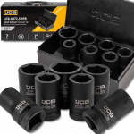 Jcb Deep Impact Hex Socket Set 1", 7 tk.