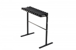 Kokkupandav pink GardenLine 68 cm metallist praktiline must