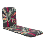Lamamistooli padi PATIO Classic Liege G053-06PB troopiline muster, 193x60 cm, pol&uuml;ester