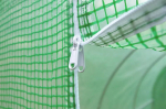 Kaarkasvuhoone tuulutusavadega 4x10x2 (40m2), 10 sektsiooni, kahekordsed uksed, roheline