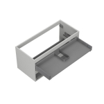 Valamukapi korpus Mexen Box-A, 100 cm, 2 sahtlit, hall matt