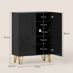 Kingakapp, 72x31.5x95 cm, must, panipaik