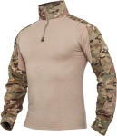 Meeste taktikaline s&auml;rk XKTTAC &ndash; Combat Shirt, hingav, taskutega ja k&uuml;&uuml;narnuki kaitsega, XL