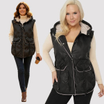 Naiste vest Diamond, must