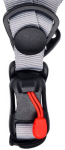Laste jalgrattakiiver PERFECT FIT S 50&ndash;54 cm, kerge, LED-tuulega, magnetkinnitustega, valge