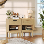 2 sahtlitega &ouml;&ouml;kappi, 40 x 30 x 55 cm, tammev&auml;rv