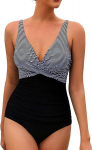 Ujumistrikoo naistele Saitdress Tummy Control, must, S
