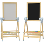 Laste molbert, 48.5x46.5x70-97 cm, naturaalne, puit