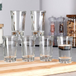 Vodkaklaasid klaas 40 ml 6 tk l&auml;bipaistev 45x7 cm Orion