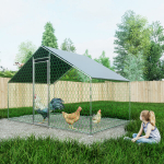 Kanakuut, vabapidamisel, 3x2x2 m, metall, PE-kangas, veekindel
