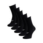 Meeste sokid 4F M481 5-pakk s&uuml;gavmust 4FWMM00USOCM481 20S