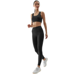 4F FNK F185 naiste leggingsid s&uuml;gavmustad 4FWSS24TFTIF185 20S, XS