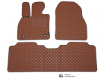Matid QuiltyMats Renault Kangoo 2008-2020 (Keleivinis, I ir II eilė) (3 tk.), Pruun-Pruun /55-16