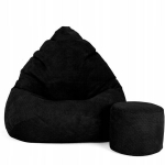 Kott-tool tumbaga Mega Dot Velour XL, 90x120 cm, must