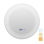 &Oslash;60 cm LED-vannitoa peegel 3-valgustusega, puutetundlik, &Oslash;60 cm LED vonios veidrodis su 3 spalvų ap&scaron;vietimu ir jutikliniu valdymu