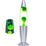 Lava lamp roheliste mullidega 360mm, lava lamp rohelise vahaga, dekoratiivne valguslamp, moodne sisekujundusese.