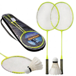 Badmintonikomplekt NEEDIVYOU, 2 professionaalset reketit ja 2 sulgpalli