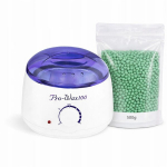 Depilatsioonikomplekt vaha soojendaja ja graanulitega (500 g) Pro Wax 100