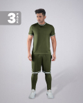 Pantoneclo meeste spordikomplekt 3-osaline