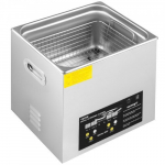Ultrahelipuhasti 10L 33x27x27.5 cm roostevabast terasest digitaalne puhastusseade