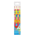 Jumbo vikerkaarepliiatsid 4 tk - Keyroad, JS721628