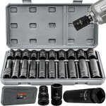 L&ouml;&ouml;kpadrunite HEX komplekt 1/2" 20 tk Cr-V (38 / 78 mm) kohvriga