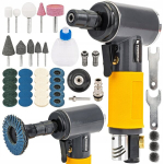 Powermat PM-SPMP-90T pneumaatiline lihvija / poleerija 1/4", 6 bar, 16 000 p/min, koos freesi- ja lihvpadjakomplektiga