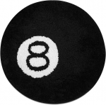 Vaip Wokii Simulation Billard 8 Ball Teppich, Kiliminė danga Wokii Simulation Billard 8 Ball Teppich
