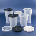 Topsid, 25 tk, 500 ml puodelis + juodas dangtelis