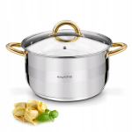 Suur pott Konighoffer Faro Gold 9,2 l, 28 cm, roostevaba teras