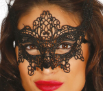 Elegantne must pitsiline Veneetsia mask karnevaliks