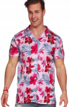 Lillede ja flamingodega Hawaii s&auml;rk, suurus M