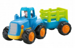 Traktor "anek" haagisega, v&auml;rviline