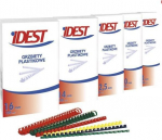 Plastikust k&ouml;iter&otilde;ngad 10mm, punased (100 tk.)