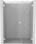 Mexen Lunar-B L du&scaron;i&scaron; uks, vasak 120 cm, l&auml;bipaistev, valge - 832SL-120-050-20-00-L