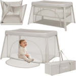 Reisivoodi 2in1 4 cm madratsiga kuni 36 kuud Lionelo Mila Beige Cream