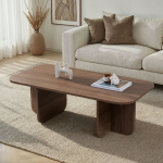 Kohvilaud Akira Venezia Walnut, 120x60x41 cm, p&auml;hklipuu v&auml;rvi